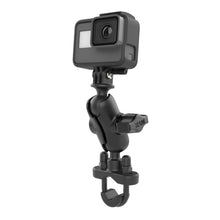 Load image into Gallery viewer, RAM Handlebar U-Bolt Double Ball Mount with Action Camera Adapter