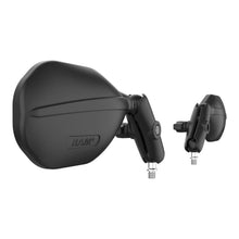 Load image into Gallery viewer, RAM Left &amp; Right Tough-Mirror Kit with Standard Arms + M10 X 1.25 Bases