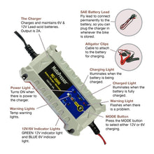 Load image into Gallery viewer, Rocky Creek MotoPressor RC-2000 Battery Charger and Maintainer - 2000mA