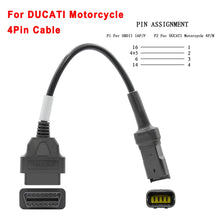 Load image into Gallery viewer, OBD2 Adaptor Cable for KTM CFMOTO Yamaha Honda Ducati