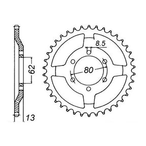 MTX 1869 Steel Rear Sprocket #428 (11-1KH)