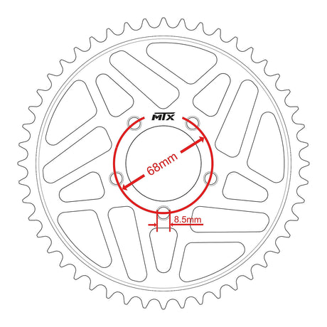 MTX Steel Sur-Ron Rear Sprocket #420 (48T)
