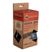 Load image into Gallery viewer, Whites Tie Downs 1 1/2in x 6ft - Black / Black