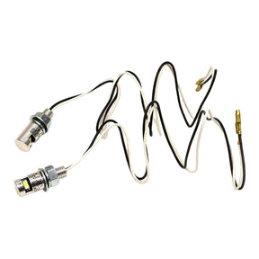 WHITES NUMBER PLATE LED BOLT LIGHT 17x12 SIL (Pair)