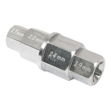 Load image into Gallery viewer, WHITES 4-IN-1 HEX AXLE TOOL 17 19 22 24mm ALUM