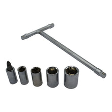 Load image into Gallery viewer, WHITES MINI T-HANDLE SOCKET SET 6/8/10/12/14MM +PHILLIPS#2