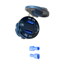 Load image into Gallery viewer, USB A/C Power Adapter with Voltmeter