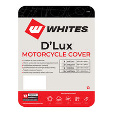 Load image into Gallery viewer, Whites Motorcycle Cover - D'Lux (M) 228 x 99 x 124cm