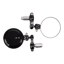 Load image into Gallery viewer, Whites Handlebar Bar End Mirrors Pair - Hinged - Black