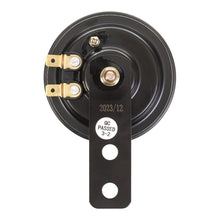 Load image into Gallery viewer, Whites 12v Horn - Round Blk - 70mm Diametre - 110db