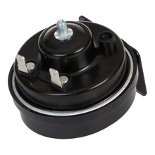 Load image into Gallery viewer, Whites Horn 12V Snail Horn (110dB/500Hz) 80mm Black