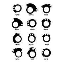 Load image into Gallery viewer, Whites Lock On Grips - Half Waffle - Blue (with 6 Cams)
