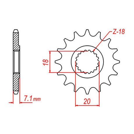 XAM Sprocket Kit Suzuki RM125 12/49