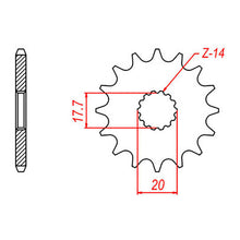 Load image into Gallery viewer, XAM Sprocket Kit Yamaha YZ125 '02-'04 Zero Blue 13/49