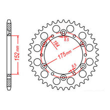 Load image into Gallery viewer, XAM Sprocket Kit Yamaha TT250 R '96-'98 &amp; '03-'04 - 520NSDC Gold 14/44