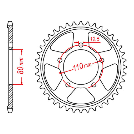 XAM Sprocket Kit Honda CRF1000-1100L Africa Twin '16-'21 - 525AX 16/