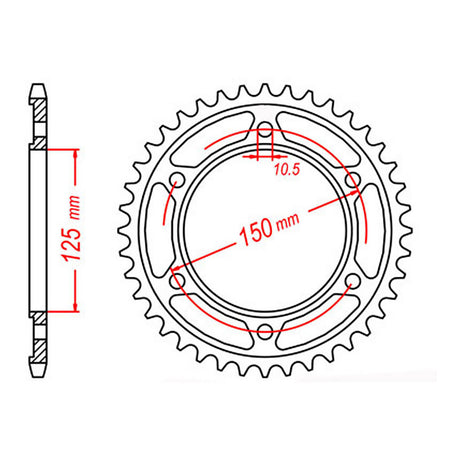 XAM Sprocket Kit KTM 1050-1290 Adventure '13-'20 - 525XZ 17/42
