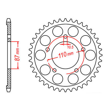 XAM Sprocket Kit Suzuki SV650-S '10-'13 X-Ring Gold 15/45