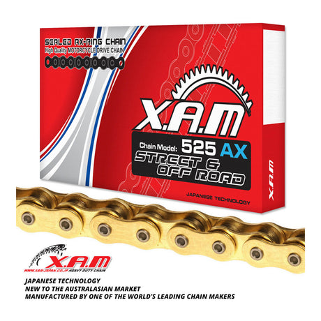 XAM Sprocket Kit Suzuki SV650-S '10-'13 X-Ring Gold 15/45