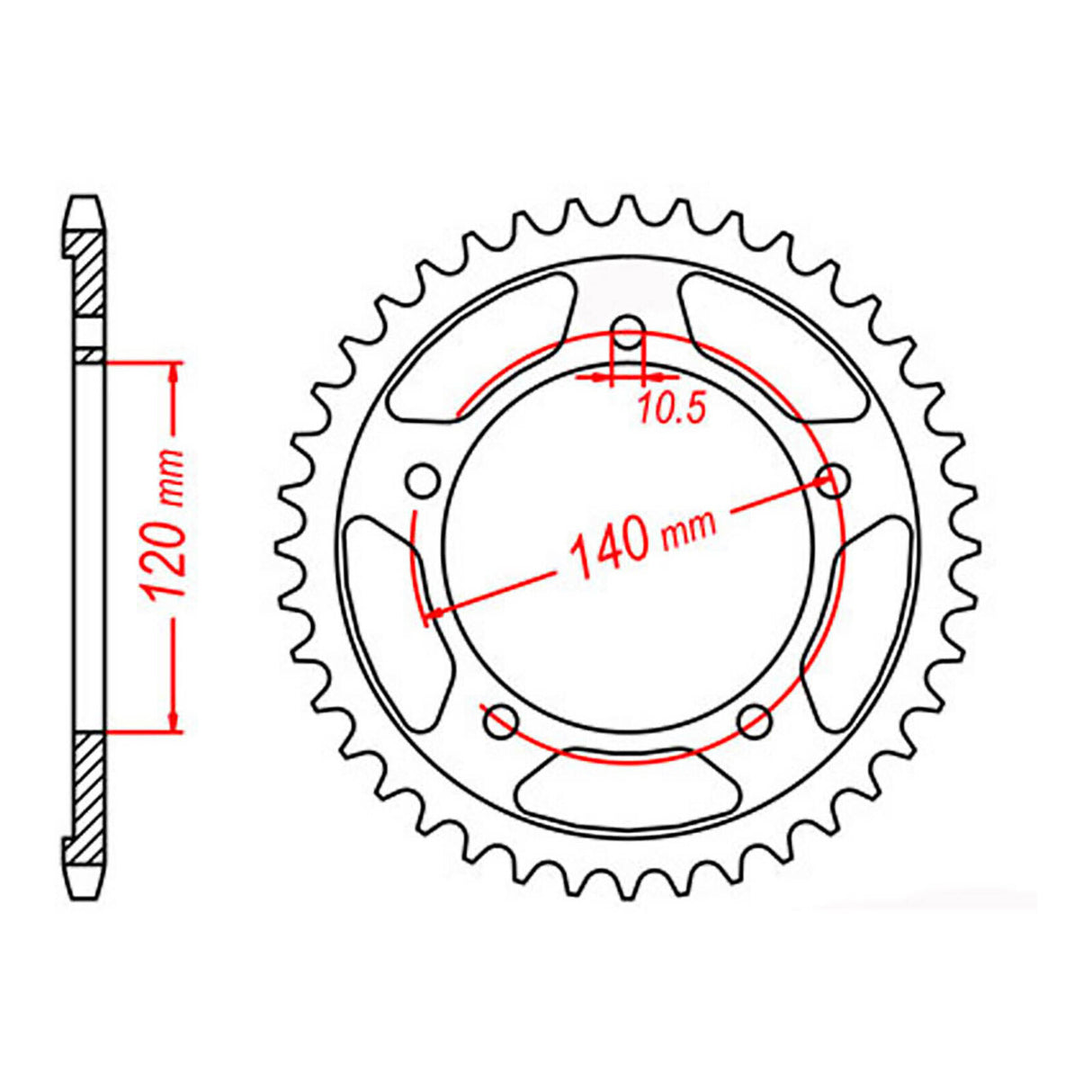 XAM Sprocket Kit Suzuki GSF1250S '07-'15 X-Ring 18/43