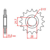 XAM Sprocket Kit Yamaha FZ6/R '06-'09 X-Ring 16/46