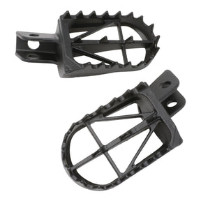 Zeta Wide Chromoly Mid Foot Pegs - Kawasaki KLX110 / KLX110L / Suzuki DR-Z50 / D
