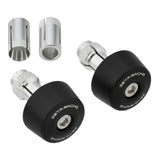 Zeta Bar End Sliders (2 Pack) - Black