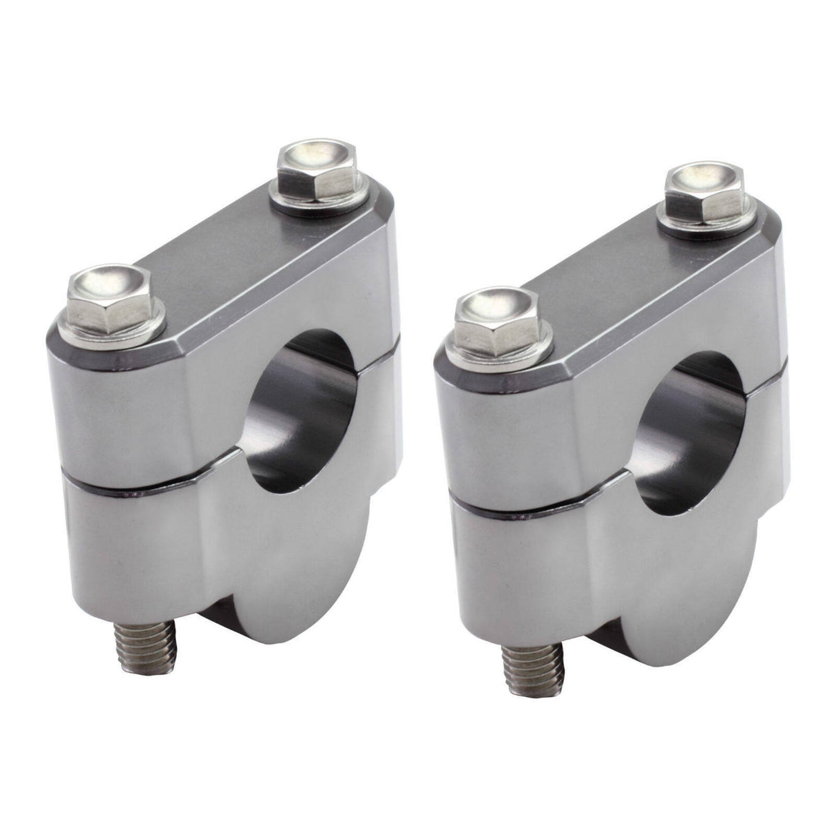 Zeta Handlebar Rise Kit 19mm Height - 22.2mm Bar - Titanium
