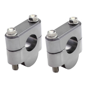Zeta Handlebar Rise Kit 19mm Height - 22.2mm Bar - Titanium