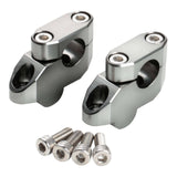 Zeta Handlebar Rise Kit 20mm Offset / 26mm Height - 22.2mm Bar - Titanium