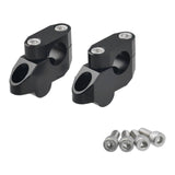 Zeta Handlebar Rise Kit 20mm Offset / 26mm Height - 22.2mm Bar - Black