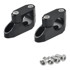 Zeta Handlebar Rise Kit 20mm Offset / 26mm Height - 22.2mm / 28.6mm Bar - Black
