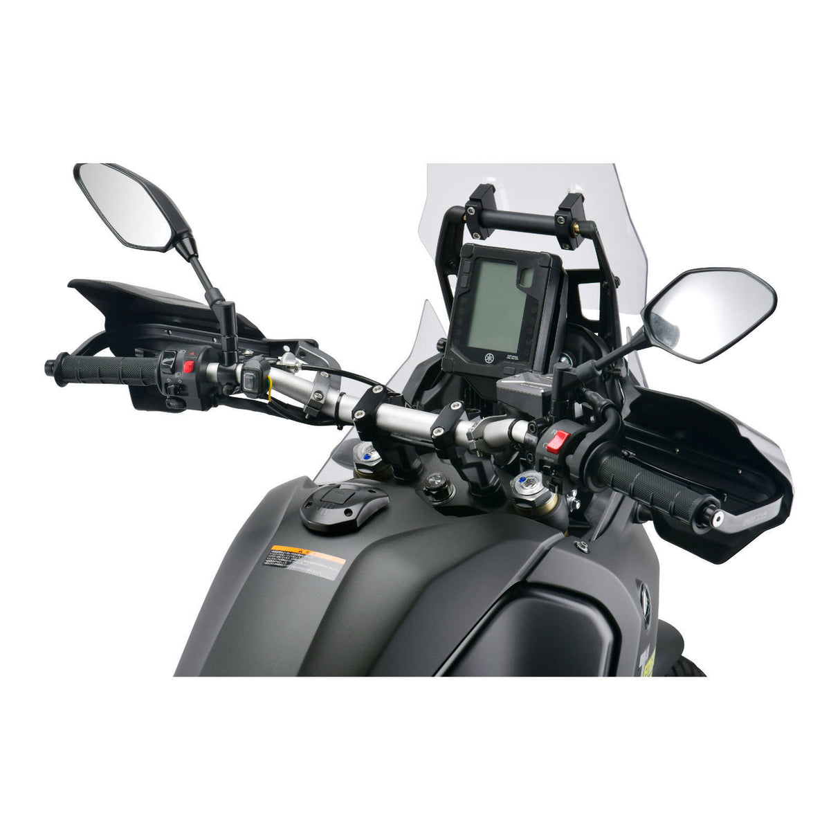 Zeta Handlebar Rise Kit 20mm Offset / 26mm Height - 22.2mm / 28.6mm Bar - Black