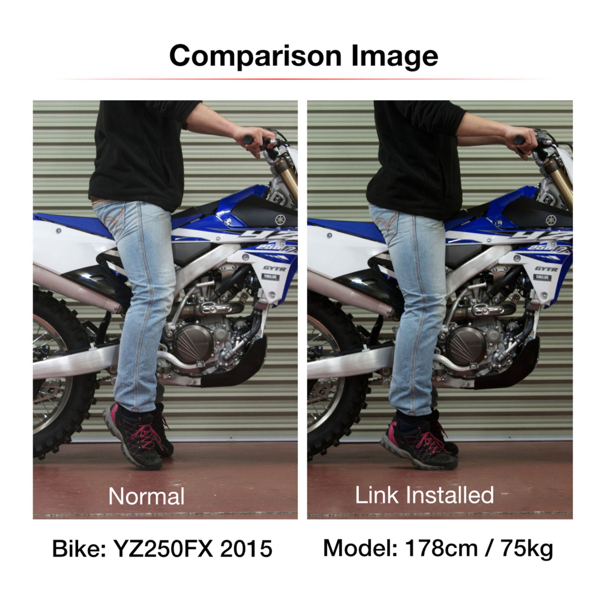 Zeta RSL Low Down Link -20mm - Yamaha YZ125 ('06-) / YZ250 ('06-) / YZ125X ('17-