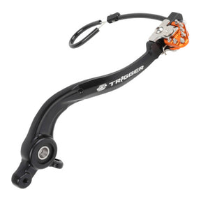 Zeta Trigger Brake Pedal - KTM SX ('16-) - Orange (With Bearing)