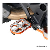 Zeta Adventure Foot Pegs - KTM - Orange