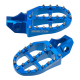 Zeta Aluminium Foot Pegs - Husqvarna MX / Enduro ('16-) - Blue