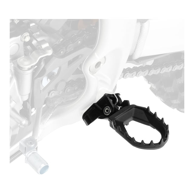 Zeta Max Foot Pegs - Honda CRF250R - Black