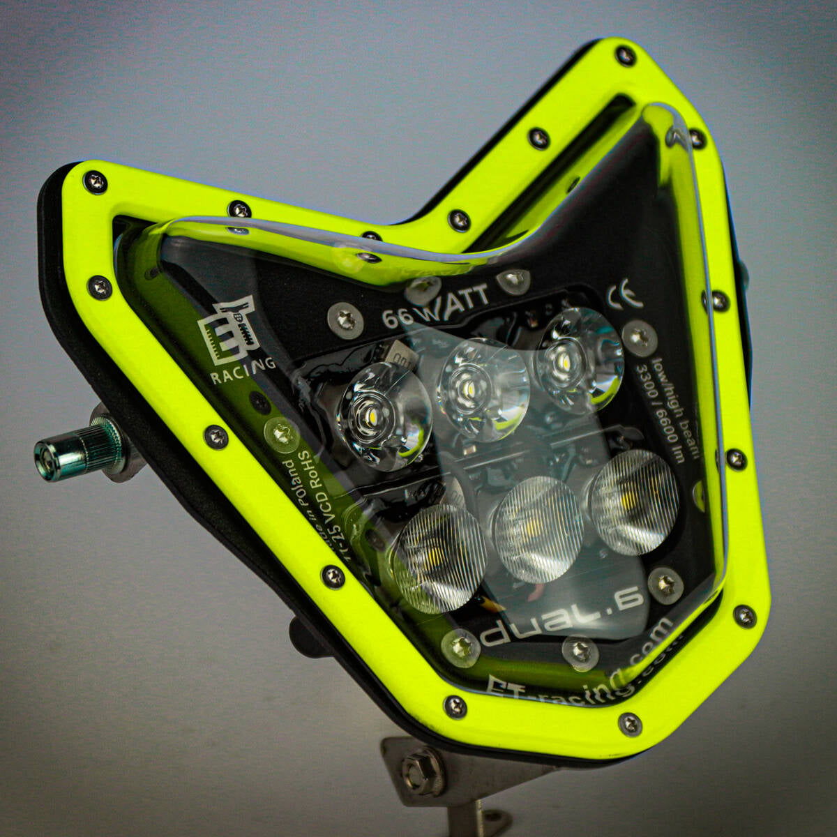 Dual.6  Headlight for Sherco 2024+ Fluro