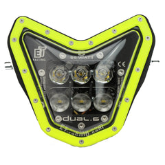 Dual.6  Headlight for Sherco 2024+ Fluro