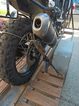 Rear Wheel Tie Down Strap System
