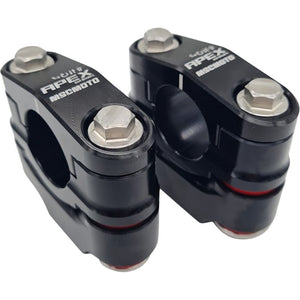 Apex Anti Vibration Bar Mounts Black