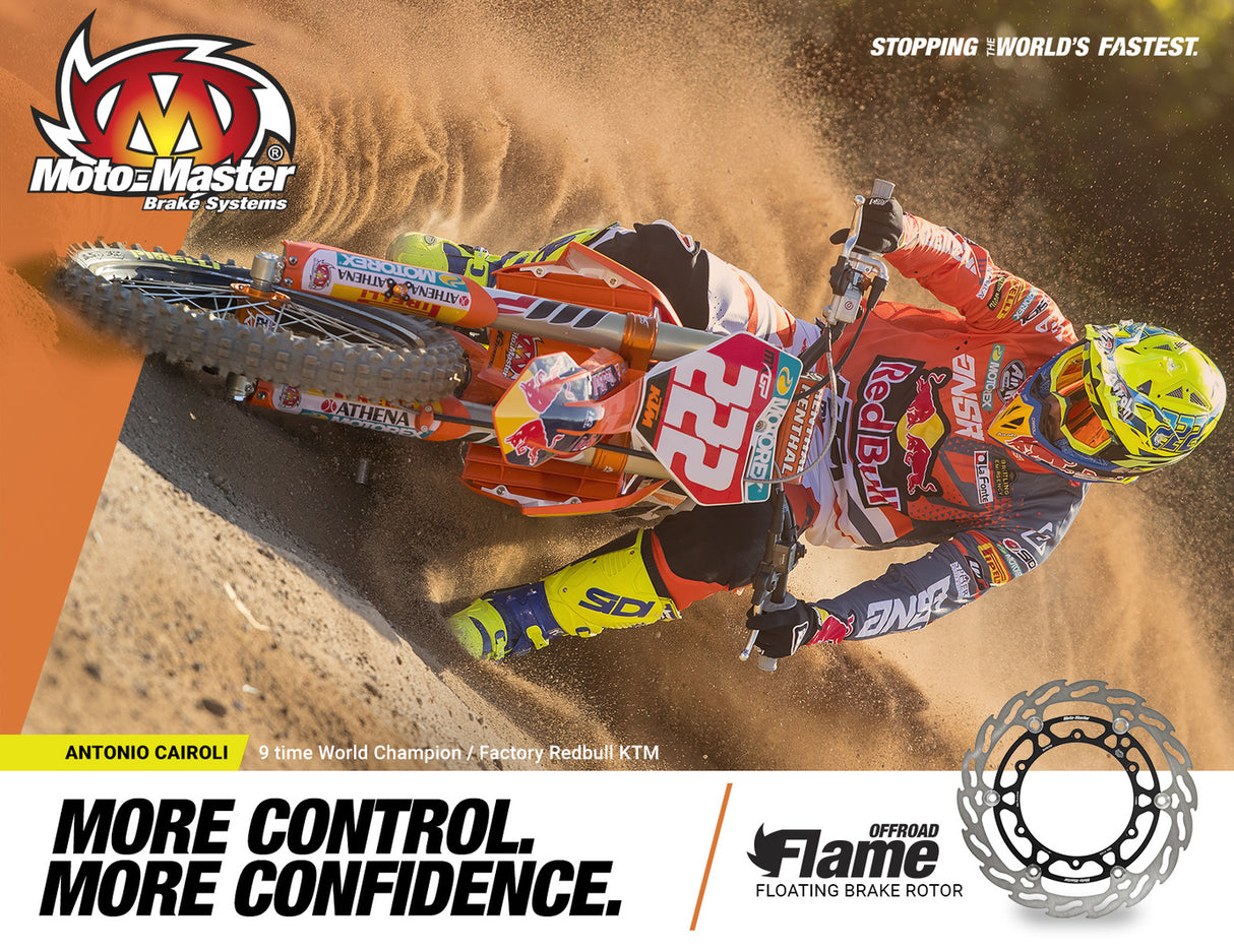 Moto-Master KTM 260mm Front Flame Floating Disc 500 EXC-F 2017-On