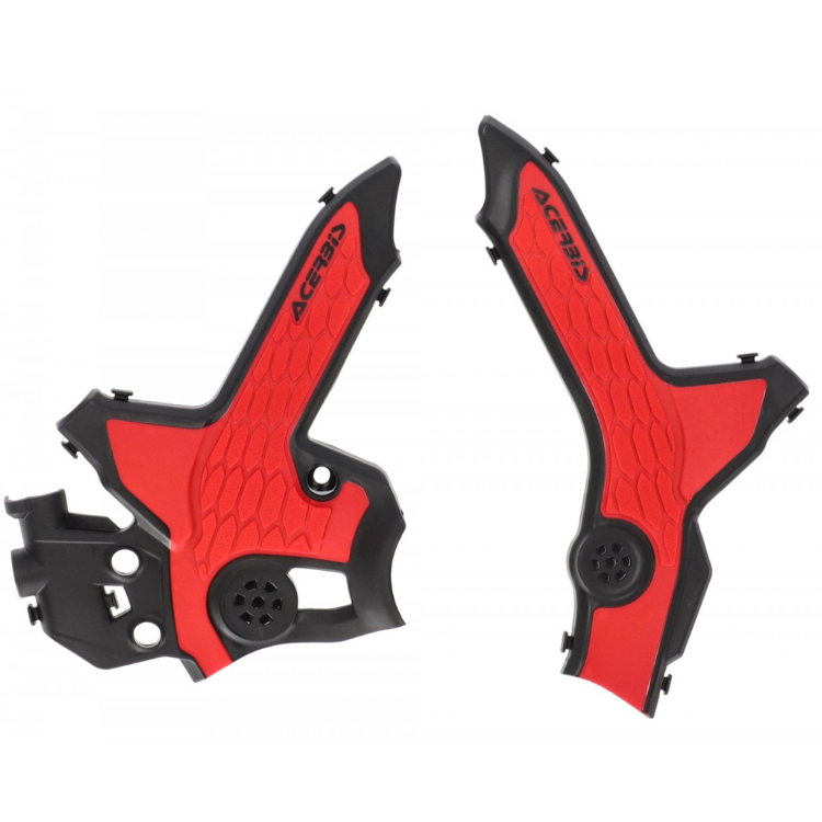 ACERBIS X-GRIP Frame Guard Honda CRF300L 21-25 Black-Red