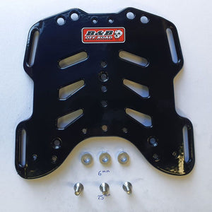 Rear Compact Tail Rack Luggage Plate Extension - Yamaha T700 Tenere