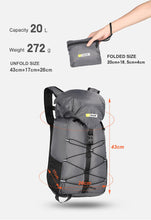 Load image into Gallery viewer, RhinoWalk 20L Ultralight Backpack Black