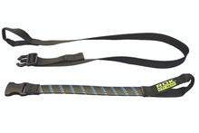 Load image into Gallery viewer, Rok Straps - Motorcycle adjustable stretch strap Black w/Reflective Strip (Pair)