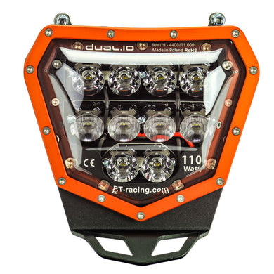 Dual.10 headlight for KTM 150-500cc 2014-2023 EXC TPI/ EXC-F/XC/XC-F