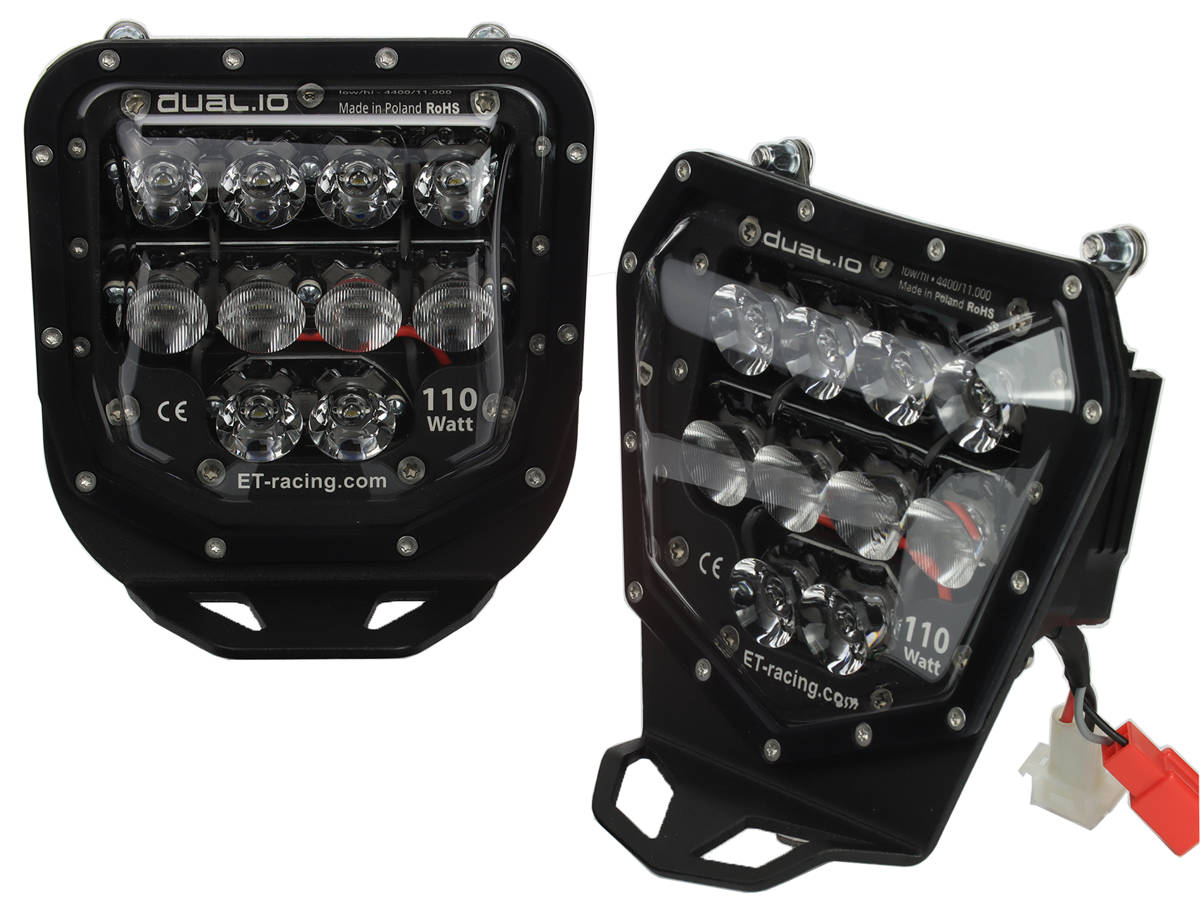 Dual.10 headlight for KTM 150-500cc 2014-2023 EXC TPI/ EXC-F/XC/XC-F