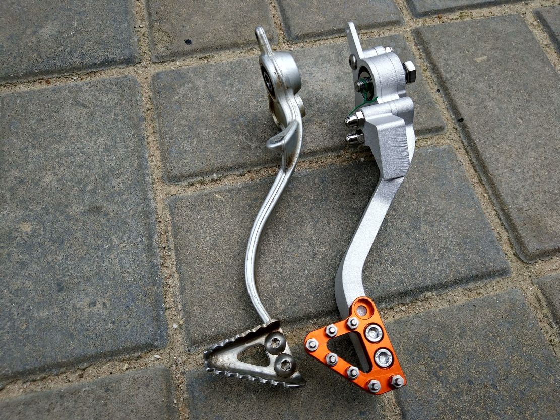Rear brake pedal for KTM 690 2011-2018  "Fat Bertha"